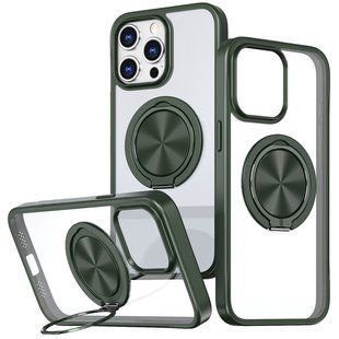 TPU+PC чохол Metal Ring with MagSafe для Apple iPhone 14 Pro Max (6.7") 73474 фото
