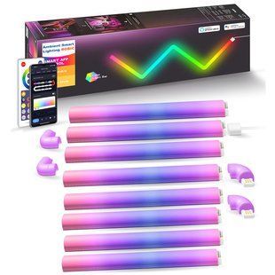 Настінний світильник Lines SAL-013B Bluetooth USB interface with app (8+4 pcs) 69977 фото