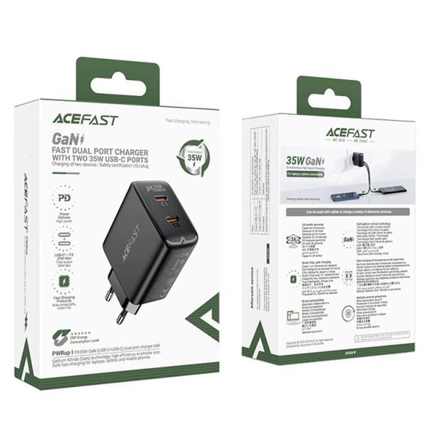 МЗП Acefast A49 PD35W GaN (2USB-C) 65891 фото