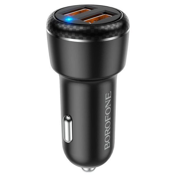 АЗП Borofone BZ17 Core QC3.0 3A (2USB-A) + кабель USB to Type-C 55341 фото