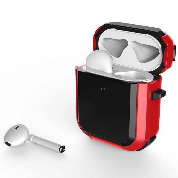 Футляр протиударний Black ed. для навушників Airpods 1/2 79161 фото