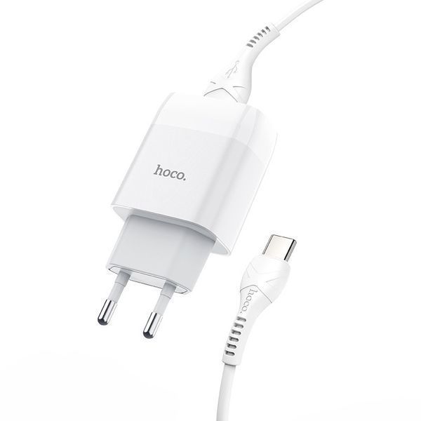 МЗП Hoco C73A Glorious 2.4A (2USB-A) + кабель USB to Type-C 36215 фото