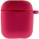 Силіконовий футляр New з карабіном для навушників Airpods 1/2 49909 фото 2