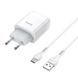 МЗП Hoco C73A Glorious 2.4A (2USB-A) + кабель USB to Type-C 36215 фото 2