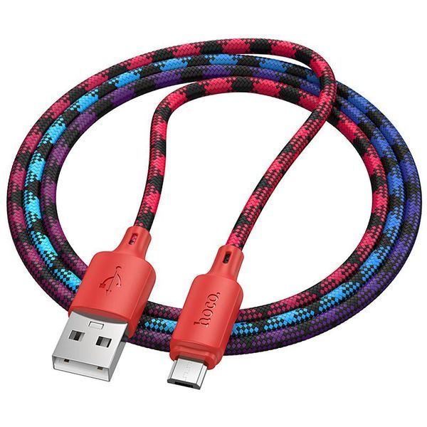 Дата кабель Hoco X116 Meridian USB to MicroUSB 2.4A (1m) 79089 фото