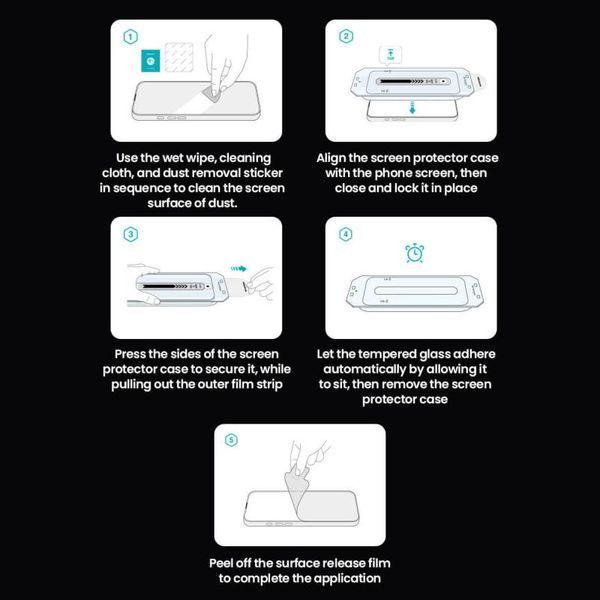 Уцінка Захисне скло Nillkin (CP+PRO) для Apple iPhone 16 Pro (6.3") (+ аплікатор) 74957 фото