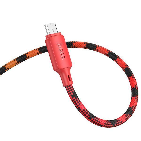 Дата кабель Hoco X116 Meridian USB to MicroUSB 2.4A (1m) 79089 фото
