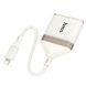 Перехідник Hoco UA40 Crystal 2in1 Lightning to SD/TF (0.15m) 82455 фото 3