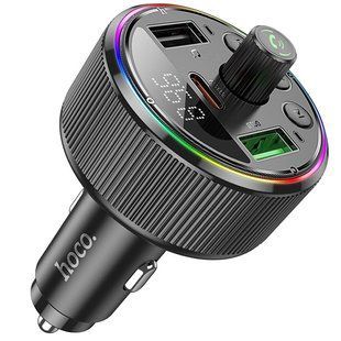 АЗП FM модулятор Hoco E82 Guerrero PD30W+QC3.0 (2USB-A/1C) 71137 фото