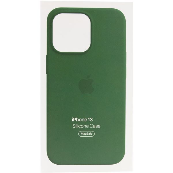 Чохол Silicone case (AAA) with Magsafe and Animation для Apple iPhone 13 Pro Max (6.7") 51655 фото