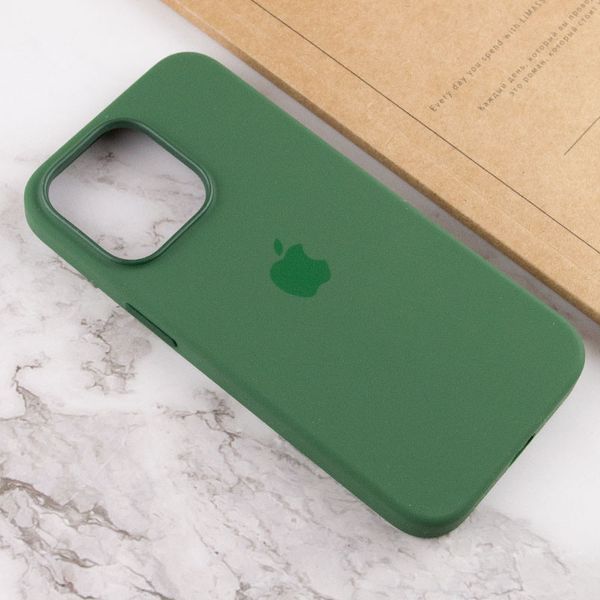 Чохол Silicone case (AAA) with Magsafe and Animation для Apple iPhone 13 Pro Max (6.7") 51655 фото