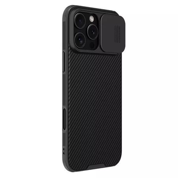 Карбонова накладка Nillkin CamShield Pro для Apple iPhone 16 Pro (6.3") 73658 фото