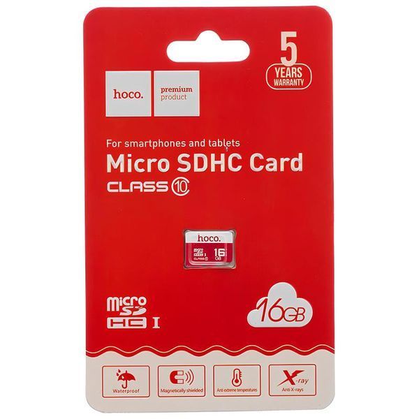 Карта пам'яті Hoco microSDHC Class 10 - 16GB (без адаптера) 81545 фото