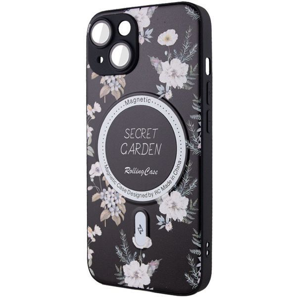 TPU+PC чохол Secret Garden with MagSafe для Apple iPhone 15 (6.1") 67969 фото