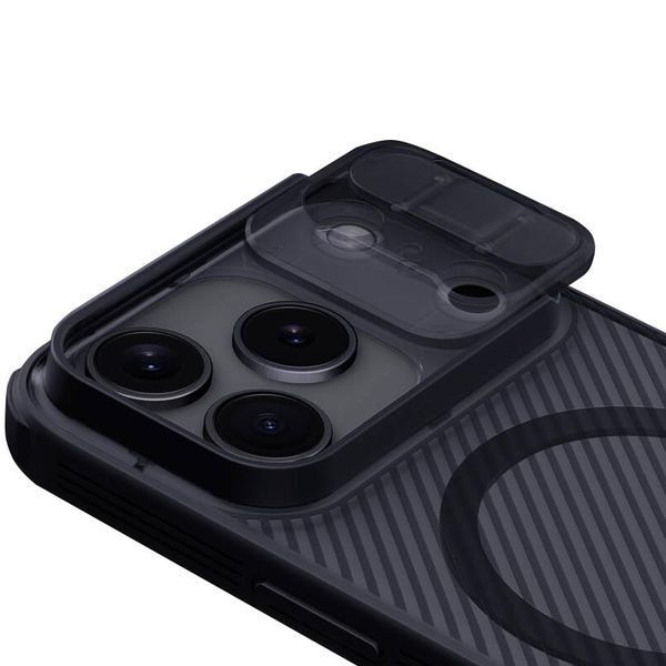 Карбонова накладка Nillkin CamShield Pro Magnetic для Apple iPhone 17 Pro Max (6.9") 80577 фото