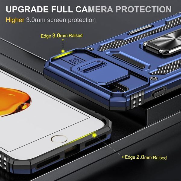 Ударостійкий чохол Camshield Army Ring для Apple iPhone 7 plus / 8 plus (5.5") 68266 фото