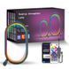 Настільна LED лампа RGB Smart desk oval lamp Bluetooth USB with app 66428 фото 1