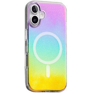 Чохол TPU Galaxy Sparkle (MagFit) для Apple iPhone 16 (6.1") 73117 фото