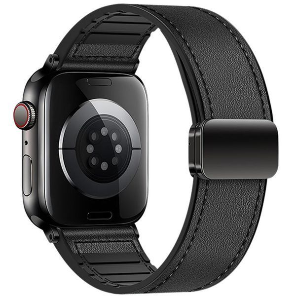 Ремінець Hoco WA34 Basic magnetic buckle silicone leather strap для Apple watch 38/40/41/42mm 80246 фото