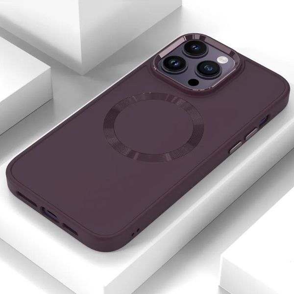 TPU чохол Bonbon Metal Style with MagSafe для Apple iPhone 12 Pro Max (6.7") 64353 фото