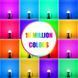 Світлодіодна RGB лампочка Smart bulb light 1 with Bluetooth E27 with app 66431 фото 2