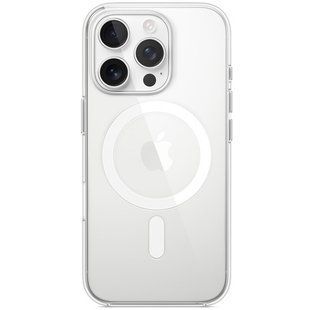 Чохол Clear Case (AAA) with MagSafe and Animation для Apple iPhone 16 Pro Max (6.9") 79470 фото