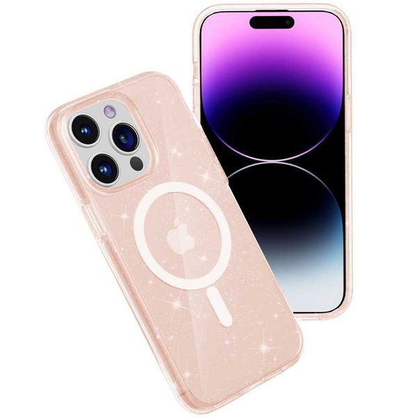 Чохол TPU Galaxy Sparkle (MagFit) для Apple iPhone 15 Pro (6.1") 66254 фото