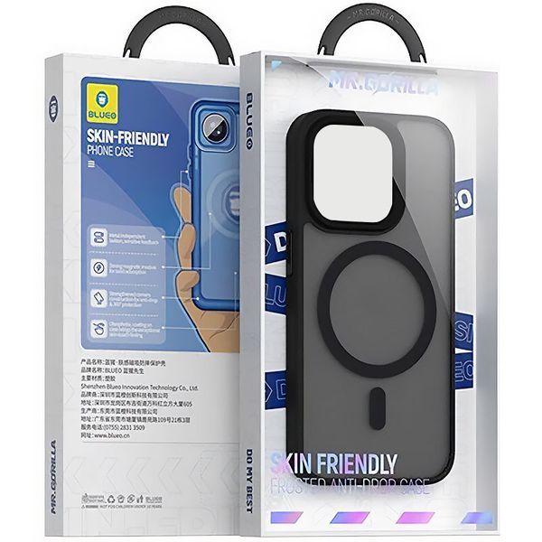 TPU+PC чохол Blueo Skin Friendly Frosted with MagSafe для Apple iPhone 14 / 13 (6.1") 71355 фото