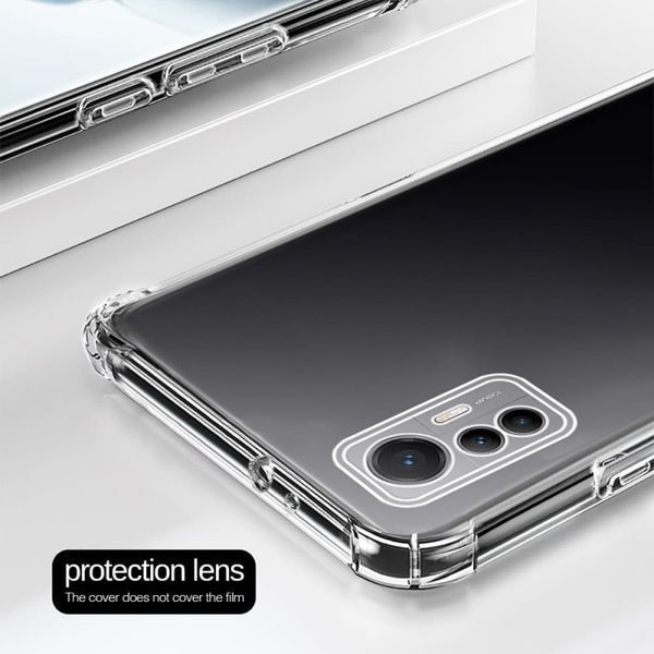 TPU чохол GETMAN Ease logo посилені кути Full Camera для Xiaomi 12 Lite 71689 фото