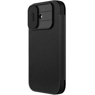 Шкіряний чохол-книжка Nillkin Qin Pro Camshield для Apple iPhone 17 (6.3") 81512 фото