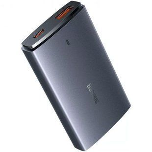 МЗП Baseus GaN5 Pro Ultra-Slim QC 3.0+PD 65W (1USB-A/1C) + кабель Type-C to Type-C (CCGP15011) 69253 фото