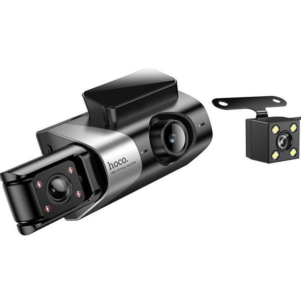 Відеореєстратор Hoco DI64 3-inch screen display driving recorder (720P) 83315 фото