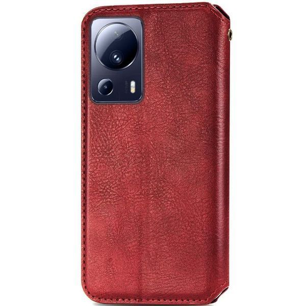 Шкіряний чохол-книжка GETMAN Cubic (PU) для Xiaomi 13 Lite 63956 фото