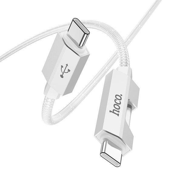 Дата кабель Hoco U123 Regent colorful 60W Type-C to Type-C (1.2m) 69114 фото