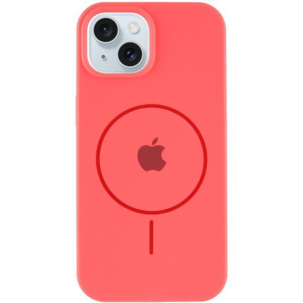 Чохол Silicone Case Full Protective (AA) with MagSafe для Apple iPhone 15 Plus (6.7") 76436 фото