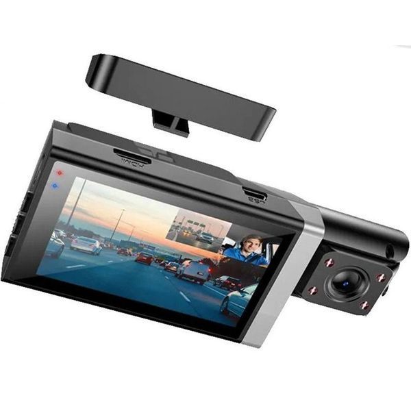 Відеореєстратор Hoco DI64 3-inch screen display driving recorder (720P) 83315 фото