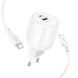 МЗП Borofone BA93A Lustrous PD20W+QC3.0 (1USB-A/1C) + кабель Type-C to Type-C 76754 фото 3