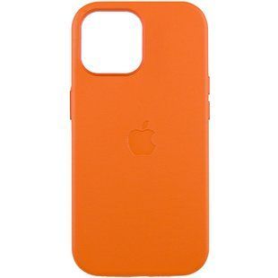 Шкіряний чохол Leather Case (AAA) with MagSafe and Animation для Apple iPhone 14 (6.1") 57152 фото