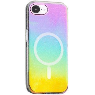 Чохол TPU Galaxy Sparkle (MagFit) для Apple iPhone 16e (6.1") 77075 фото