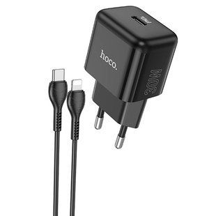 МЗП Hoco N32 Glory PD30W (1USB-C) + кабельType-C to Lightning 64557 фото