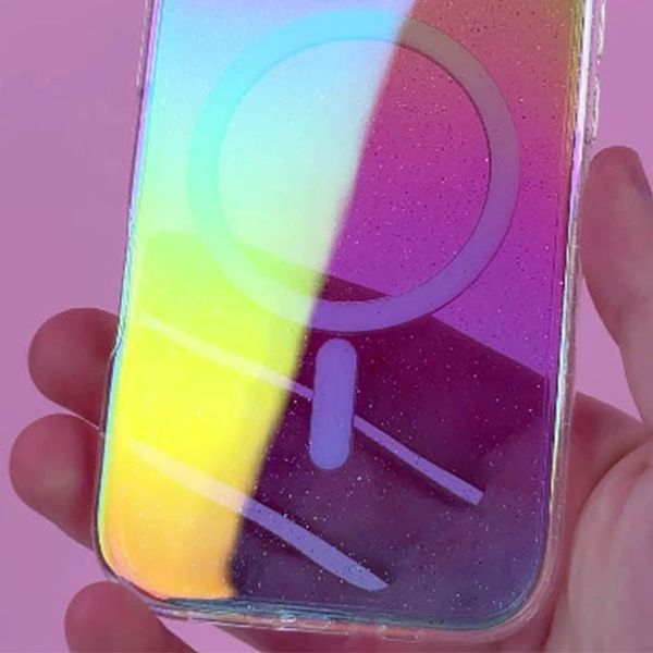 Чохол TPU Galaxy Sparkle (MagFit) для Apple iPhone 16e (6.1") 77075 фото