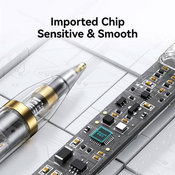 Уцінка Стилус Usams US-ZB264 Transparent Magnetic Charding Tilt-sensitive Active Touch for iPad 74082 фото