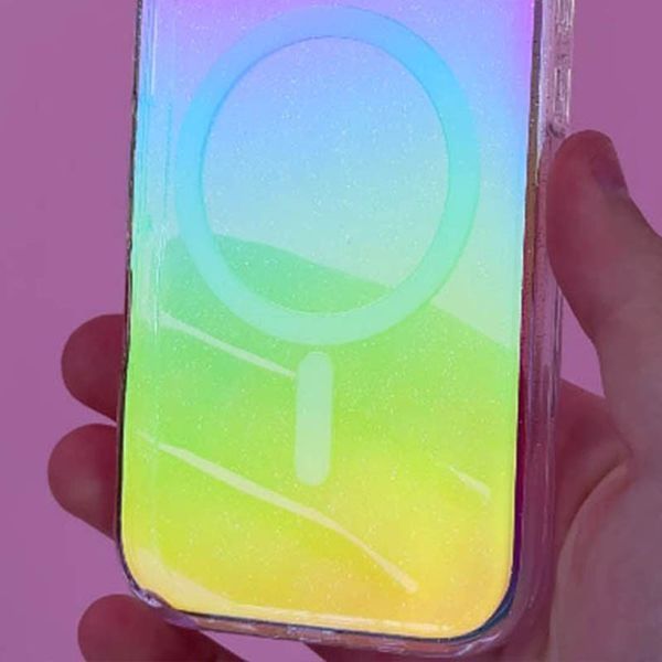 Чохол TPU Galaxy Sparkle (MagFit) для Apple iPhone 16e (6.1") 77075 фото