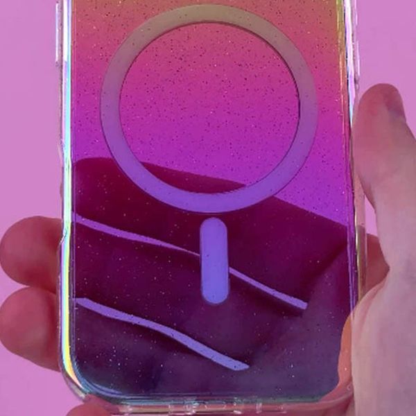 Чохол TPU Galaxy Sparkle (MagFit) для Apple iPhone 16e (6.1") 77075 фото