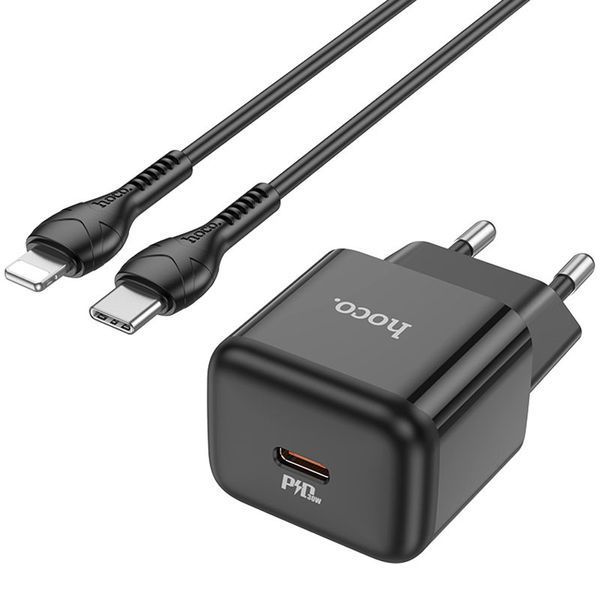 МЗП Hoco N32 Glory PD30W (1USB-C) + кабельType-C to Lightning 64557 фото