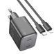 МЗП Hoco N42 Elogiado PD45W (2USB-C) + кабель Type-C to Lightning 69115 фото 4