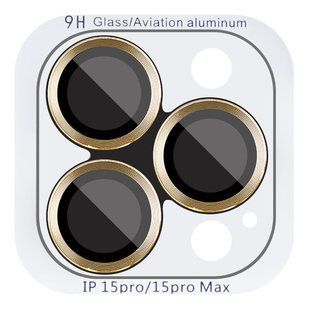 Захисне скло Metal Classic на камеру (у упак.) для Apple iPhone 15 Pro (6.1") / 15 Pro Max (6.7") 65702 фото