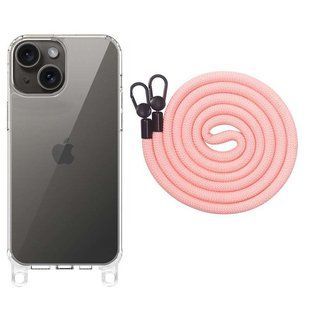 Чохол TPU Transparent with Straps для Apple iPhone 13 / 14 (6.1") 72064 фото