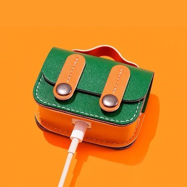 Шкіряний футляр Briefcase для навушників AirPods Pro 75482 фото