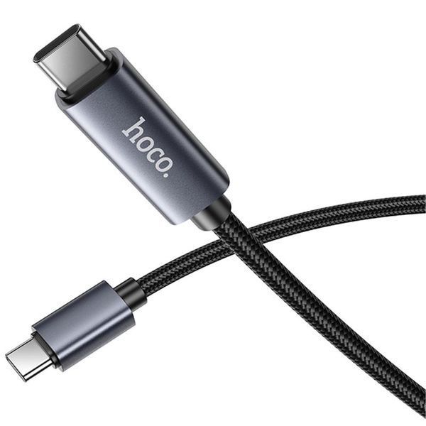Дата кабель Hoco X112 Favor with display Type-C to Type-C 60W (1m) 79099 фото